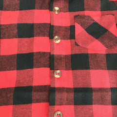 Red Plaid Flannel Shirt