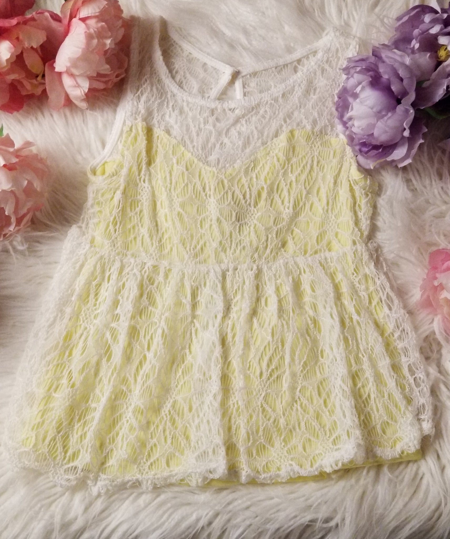 Yellow lace
