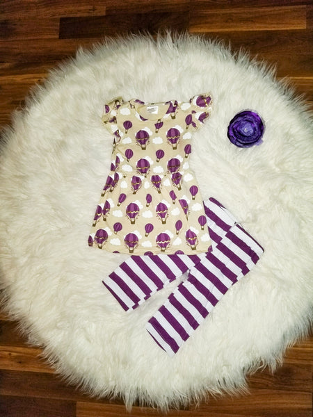 2 Piece hot air balloon outfit