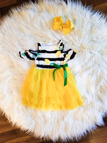 Lemon Tutu Dress