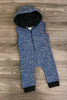Navy Infant Romper