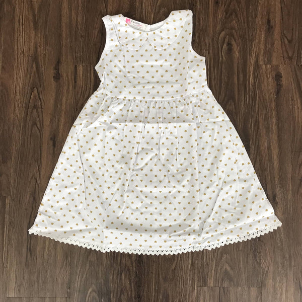 Gold Polka Dot Dress